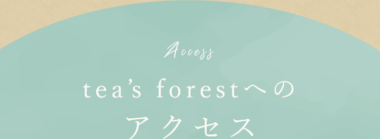 tea's forestへのアクセス